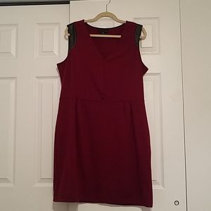 Attention Maroon XL Sleeveless dress